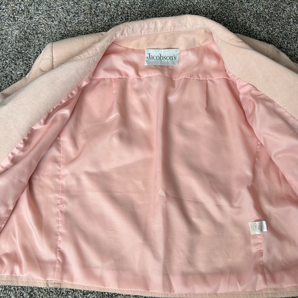 Vintage Jacobson’s Ernst Strauss Ultrasuede blush pink blazer vintage size 16 - Picture 13 of 13
